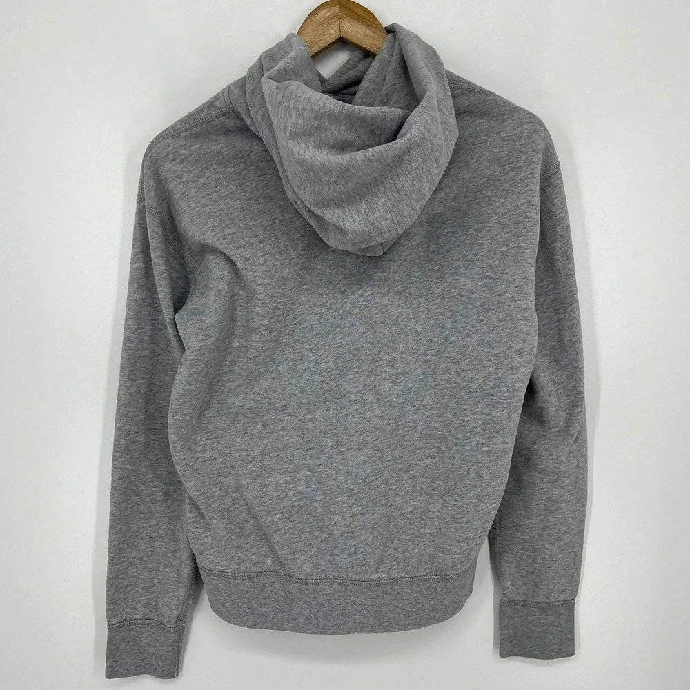 Polo Ralph Lauren Performance Mens Hoodie Heather Gray Orange Pony Small